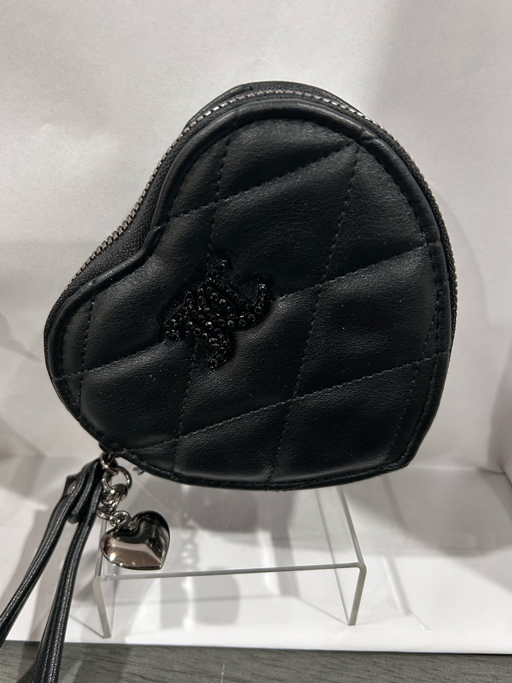 Juicy Quilted Heart Coin Purse Wristlet